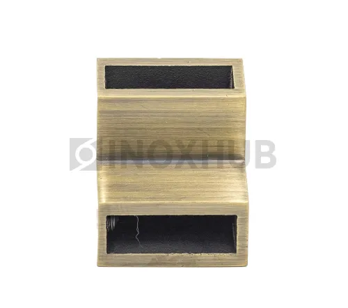Соединитель штанги 90° (340 Bronze), штанга 30×10 мм, под Бронзу