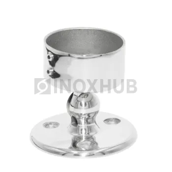 Фланец настенный регулируемый, Ø50.8 мм, AISI 304, GRIT 600