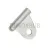 Серьга для крепления рутеля к тяге, AISI 316, GRIT 320