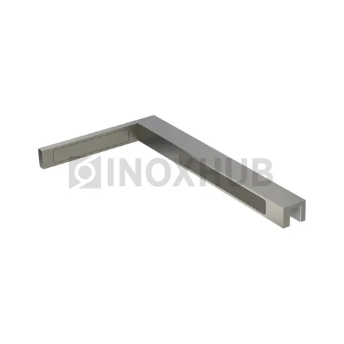 Угловой стабилизатор (SSS), правый, нерж. сталь матовая