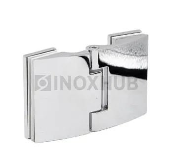 Петля (512 PC) стекло-стекло, открывание наружу, полированный хром