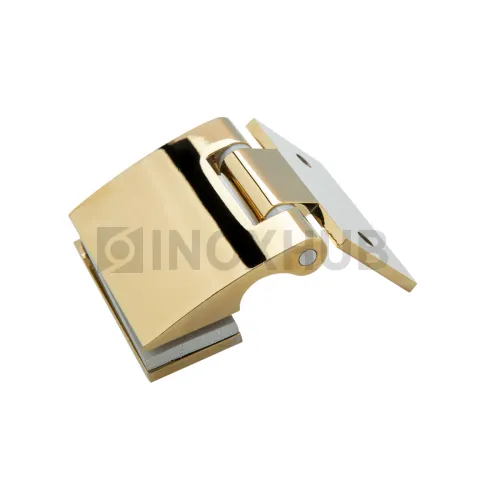 Петля (513 Gold) стена-стекло, открывание наружу, под Золото