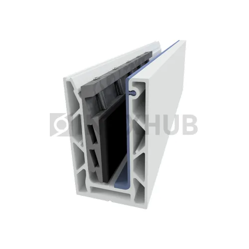 Профиль 102 БАЗА-3000, комплект, 60.0×102.0×3000 мм, Анодированный алюминий