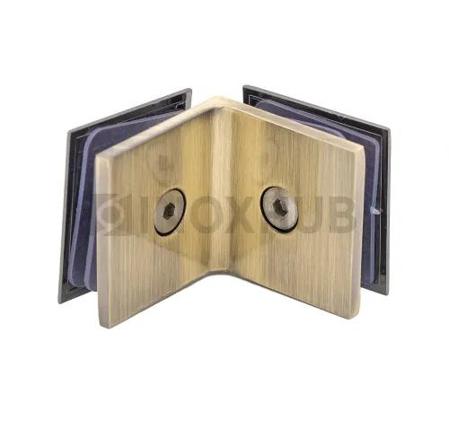 Коннектор (725 Bronze) стекло-стекло 90°, под Бронзу