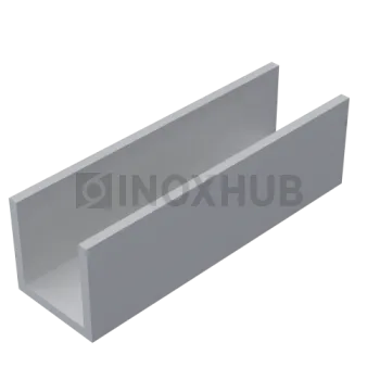 П швеллер 15 AL, 15×15×15×1.5 мм, кратно 3 м, Анодированный алюминий