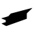 Профиль (203-8 BLC), L=2200, стекло 8.0 мм, ПВХ Черный мат Профиль (203-8 BLC), L=2200, стекло 8.0 мм, ПВХ Черный мат