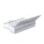 Профиль (203-8 CL), L=2200, стекло 8.0 мм, ПВХ прозрачный БЕЛЫЙ