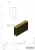 Трек (310-3 Bronze), 30×10×3000 мм, под Бронзу Трек (310-3 Bronze), 30×10×3000 мм, под Бронзу