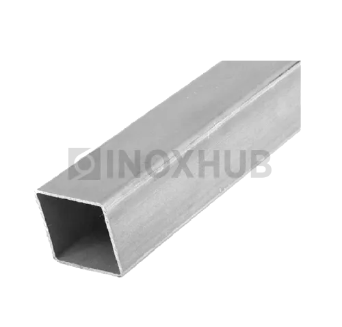 Профильная труба AISI 304, 20×20×2.0×6000 мм, GRIT 320