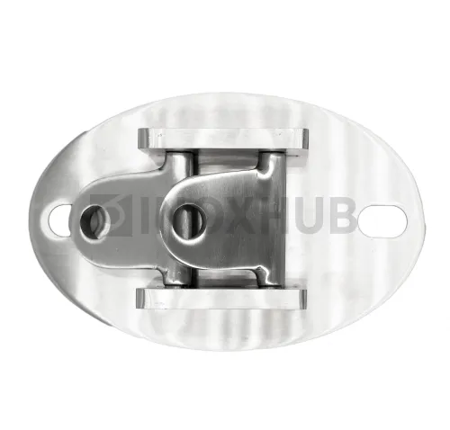 Крепление тяги к стене двойное регулируемое, AISI 316, GRIT 320