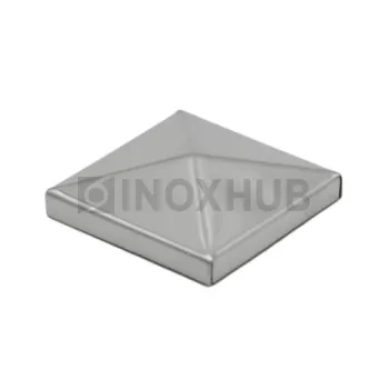 Заглушка сварная, 40.0×40.0 мм, AISI 304, GRIT 600