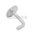 Крепление пристенного поручня без ложемента сварное, AISI 201, GRIT 320 Крепление пристенного поручня без ложемента сварное, AISI 201, GRIT 320
