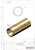 Трек (319-2 Gold), 19×2000 мм, под Золото Трек (319-2 Gold), 19×2000 мм, под Золото