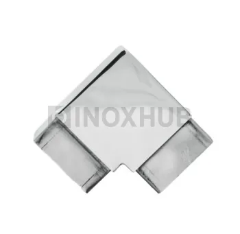 Отвод для поручня с пазом, 60.0×40.0 мм, AISI 304, GRIT 600 