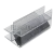 Профиль (210-10 CL) магнит черный 90º/180º, L=2200 (1компл/2 шт), стекло 10.0 мм, ПВХ прозрачный БЕЛЫЙ