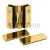 Петля (515 Gold) стекло-стекло, без реза уплотнителя, с декоративными крышками, под Золото