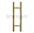 Ручка (633-450 Gold) 25×275×450 мм, стекло 8-12 мм, под Золото