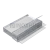 Профиль (206-8 CL) нижний, L=2200, стекло 8.0 мм, ПВХ прозрачный БЕЛЫЙ