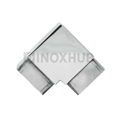 Отвод для поручня с пазом, 60.0×40.0 мм, AISI 304, GRIT 600 