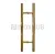Ручка (633-450 Gold) 25×275×450 мм, стекло 8-12 мм, под Золото