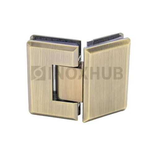 Петля (302 Bronze) стекло-стекло 135°, под Бронзу
