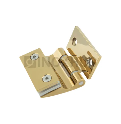 Петля (513 Gold) стена-стекло, открывание наружу, под Золото